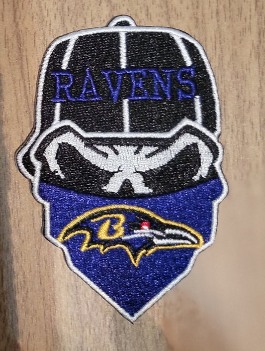 VDTFDW- Iron On Hat Patch- NFL- Baltimore Ravens 6
