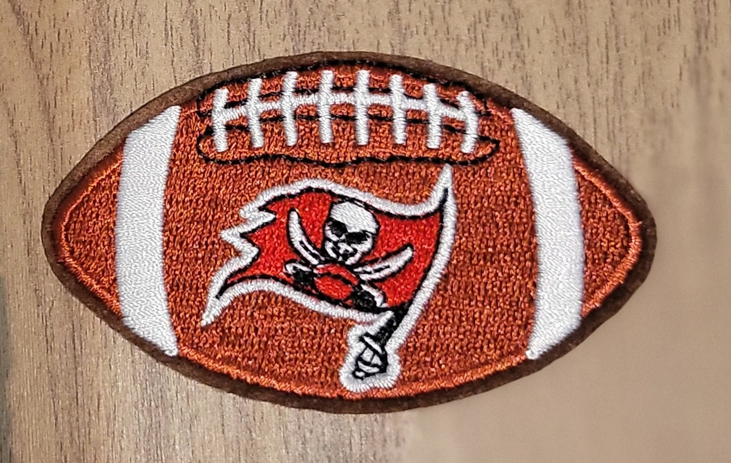 VDTFDW- Iron On Hat Patch- NFL- Tampa Bay Buccaneers 4