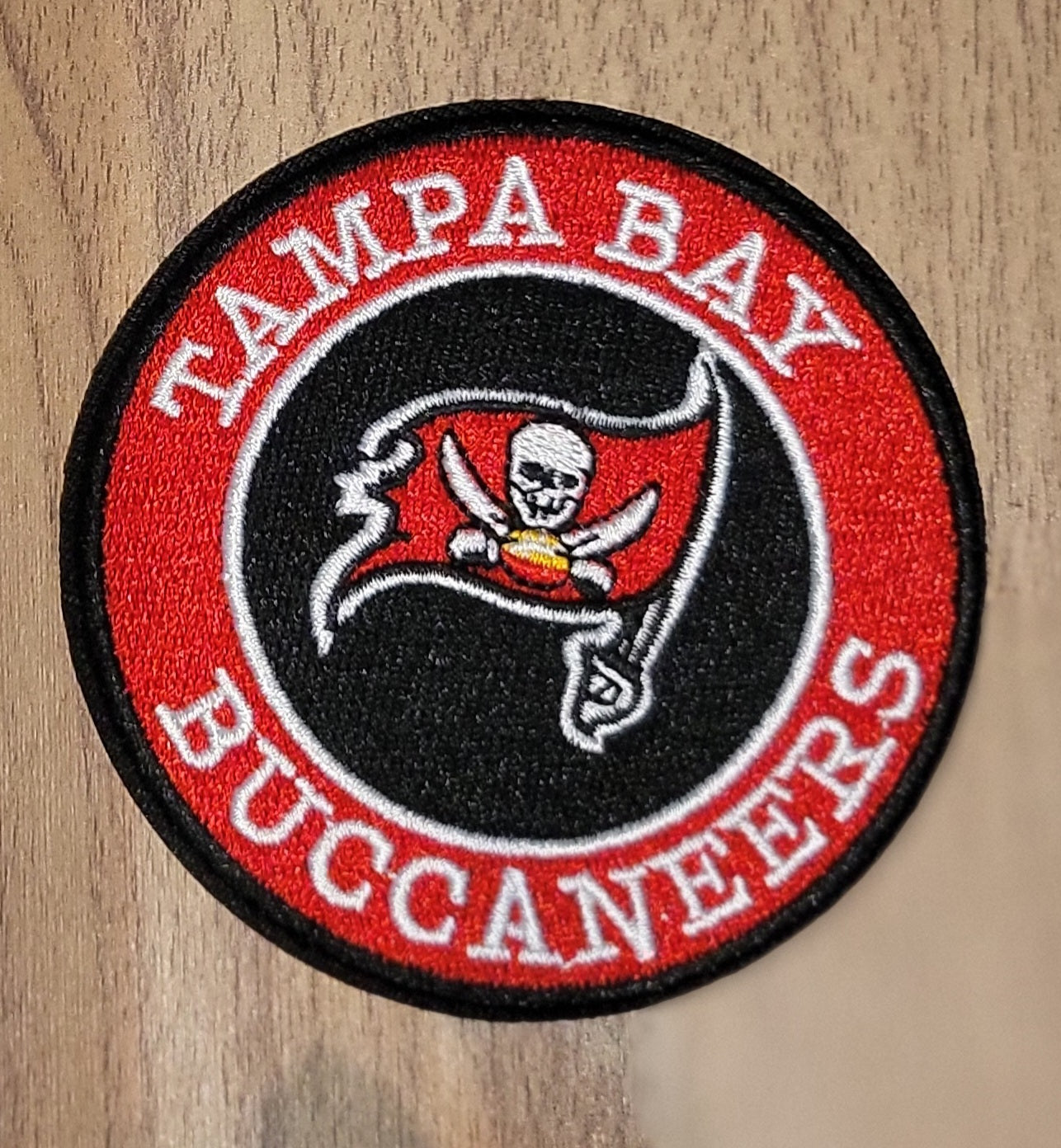 VDTFDW- Iron On Hat Patch- NFL- Tampa Bay Buccaneers 6