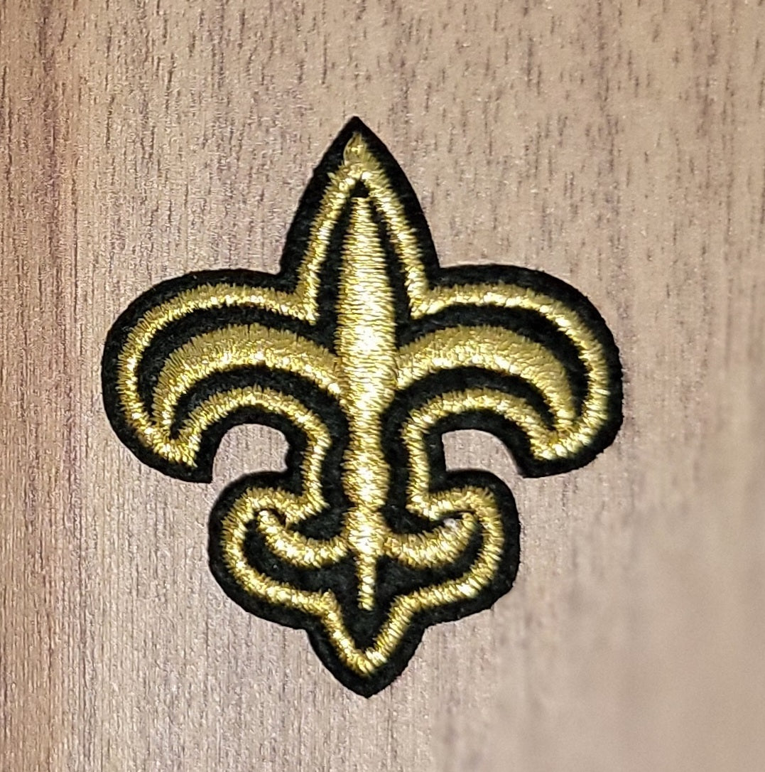 VDTFDW- Iron On Hat Patch- NFL- New Orleans Saints 5