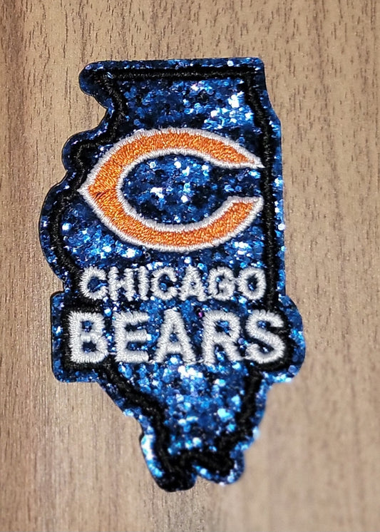 VDTFDW- Iron On Hat Patch- NFL- Chicago Bears 4