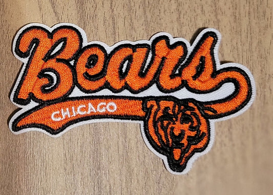 VDTFDW- Iron On Hat Patch- NFL- Chicago Bears 6