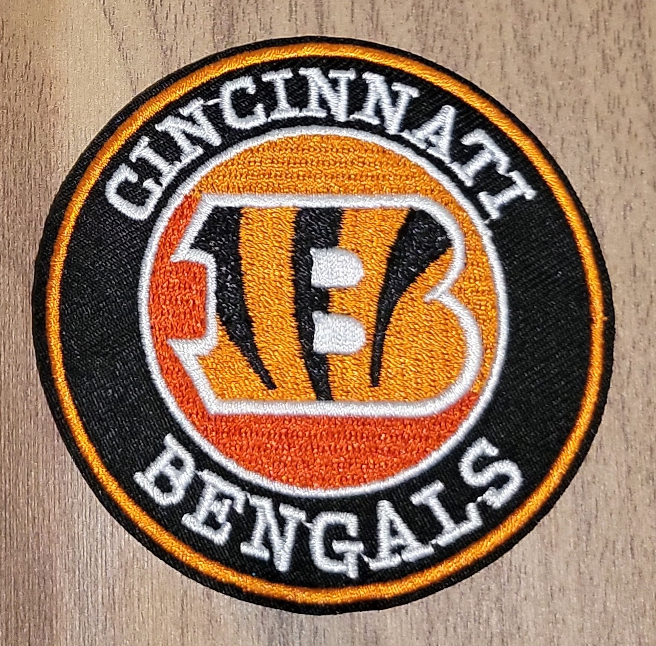 VDTFDW- Iron On Hat Patch- NFL- Cincinnati Bengals 1