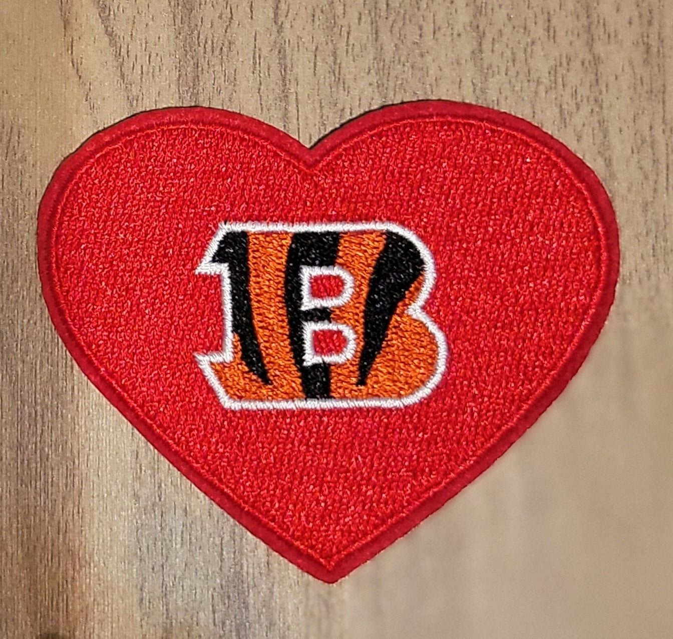 VDTFDW- Iron On Hat Patch- NFL- Cincinnati Bengals 2