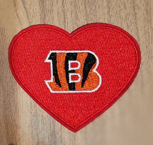 VDTFDW- Iron On Hat Patch- NFL- Cincinnati Bengals 2