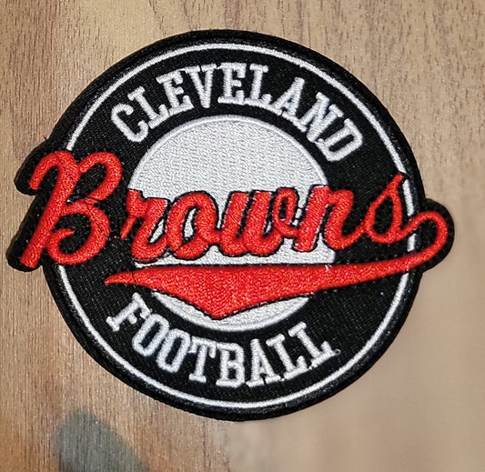 VDTFDW- Iron On Hat Patch- NFL- Cleveland Browns 1