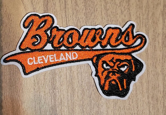 VDTFDW- Iron On Hat Patch- NFL- Cleveland Browns 3