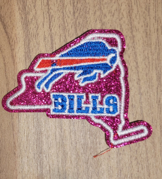 VDTFDW- Iron On Hat Patch- NFL- Buffalo Bills 3