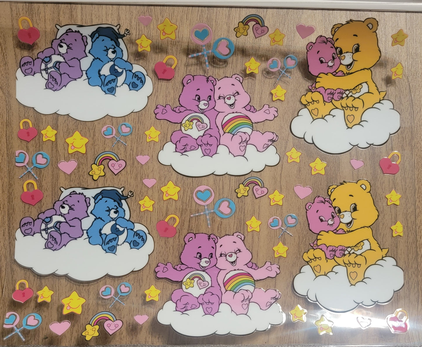 VDTFDW- 20 Oz UVDTF Wraps | Care Bears 2