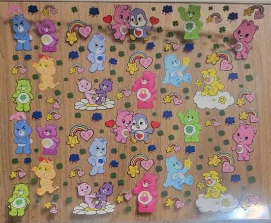 VDTFDW- 20 Oz UVDTF Wraps | Care Bears 1