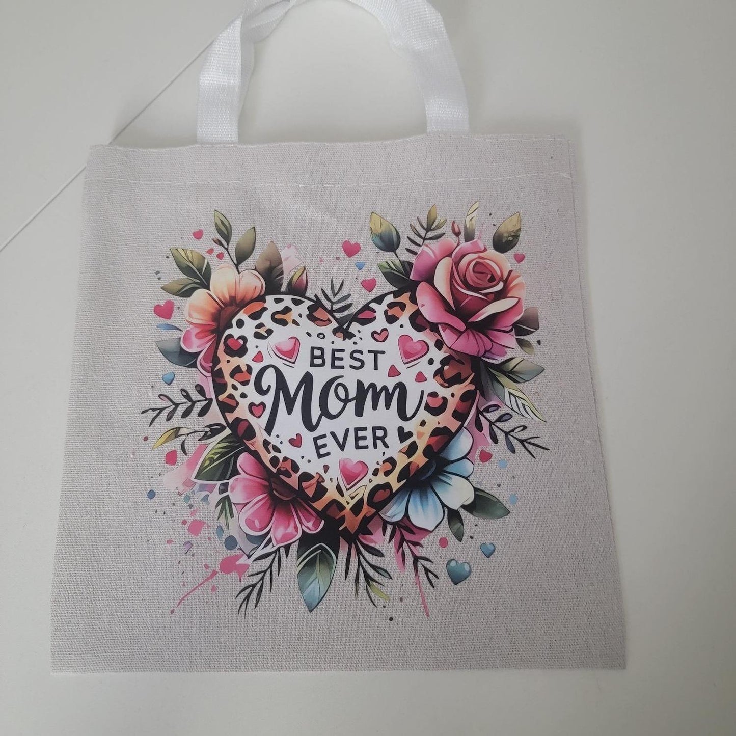 Versatile Canvas Tote Bag – 9.8” x 9.8” Durable Mini Tote for Quick Trips & Essentials