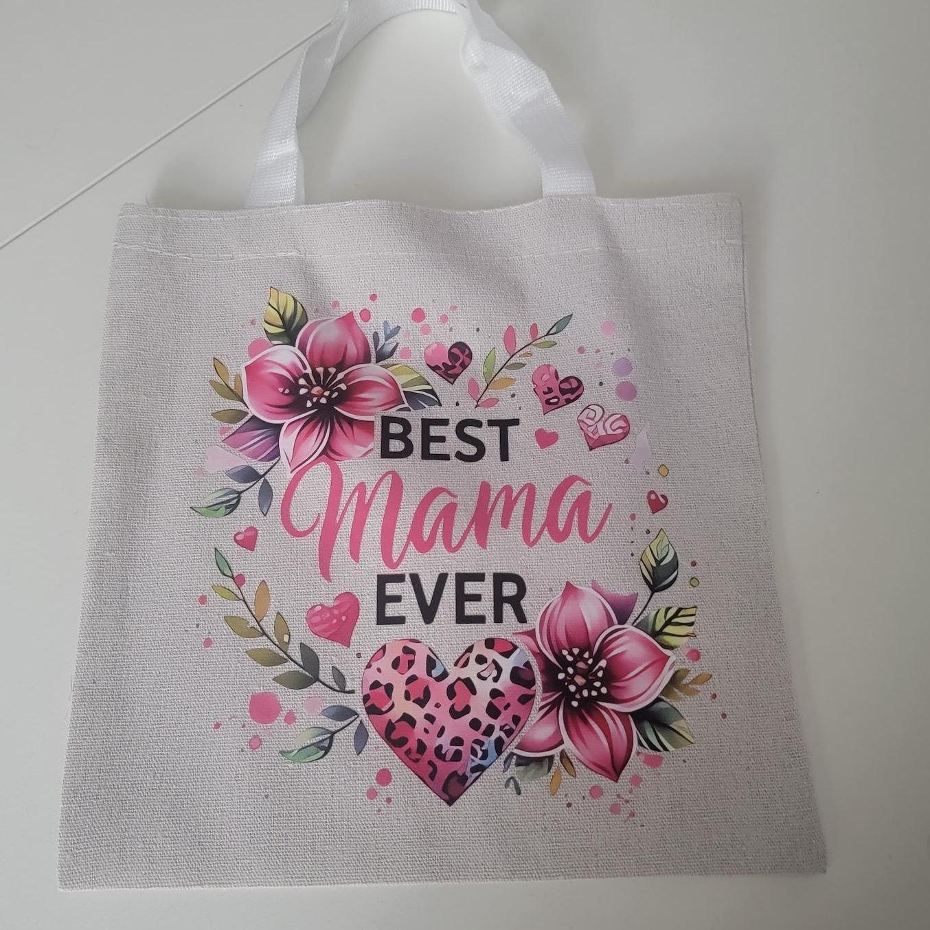 Versatile Canvas Tote Bag – 9.8” x 9.8” Durable Mini Tote for Quick Trips & Essentials