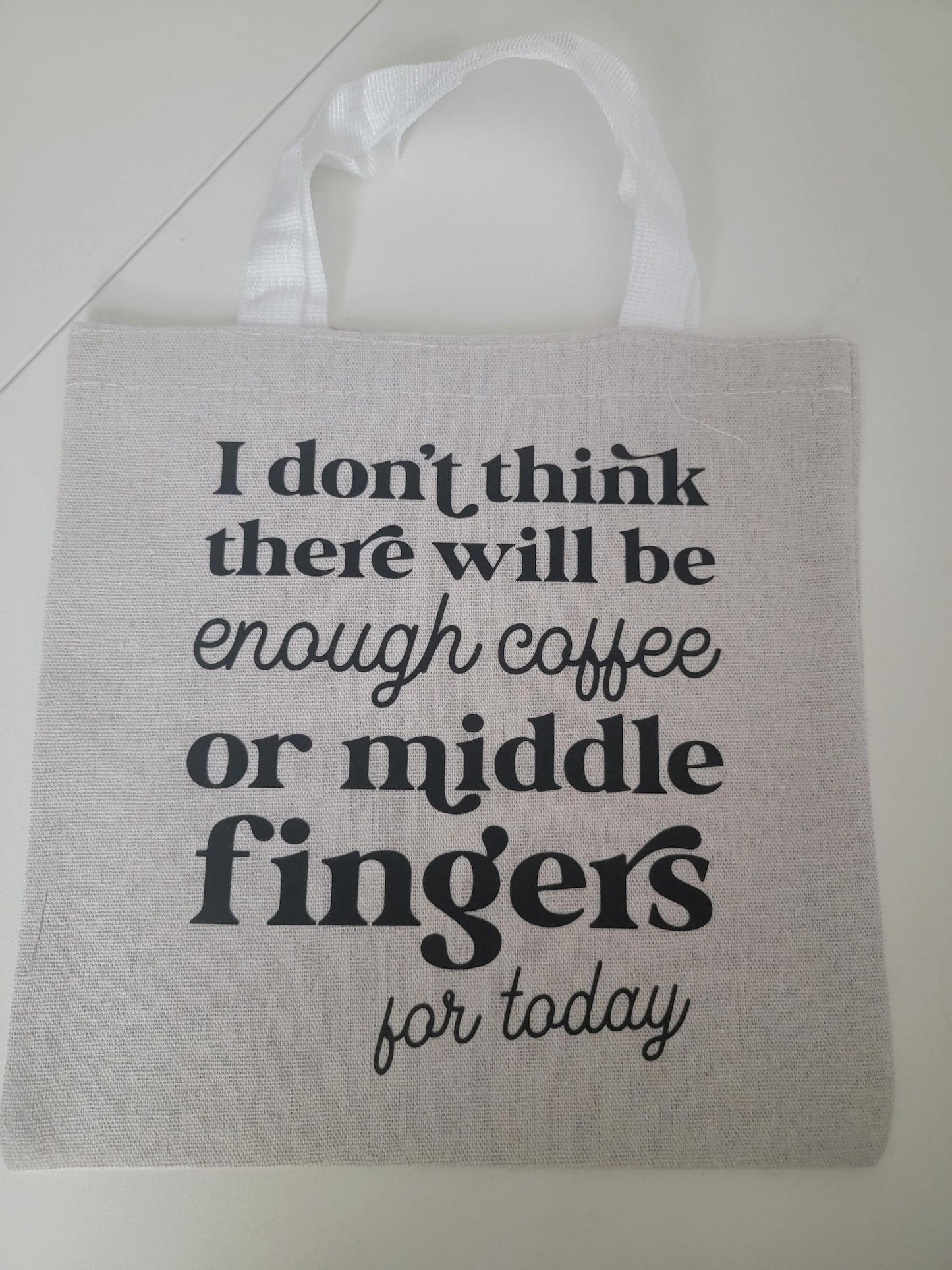 Versatile Canvas Tote Bag – 9.8” x 9.8” Durable Mini Tote for Quick Trips & Essentials