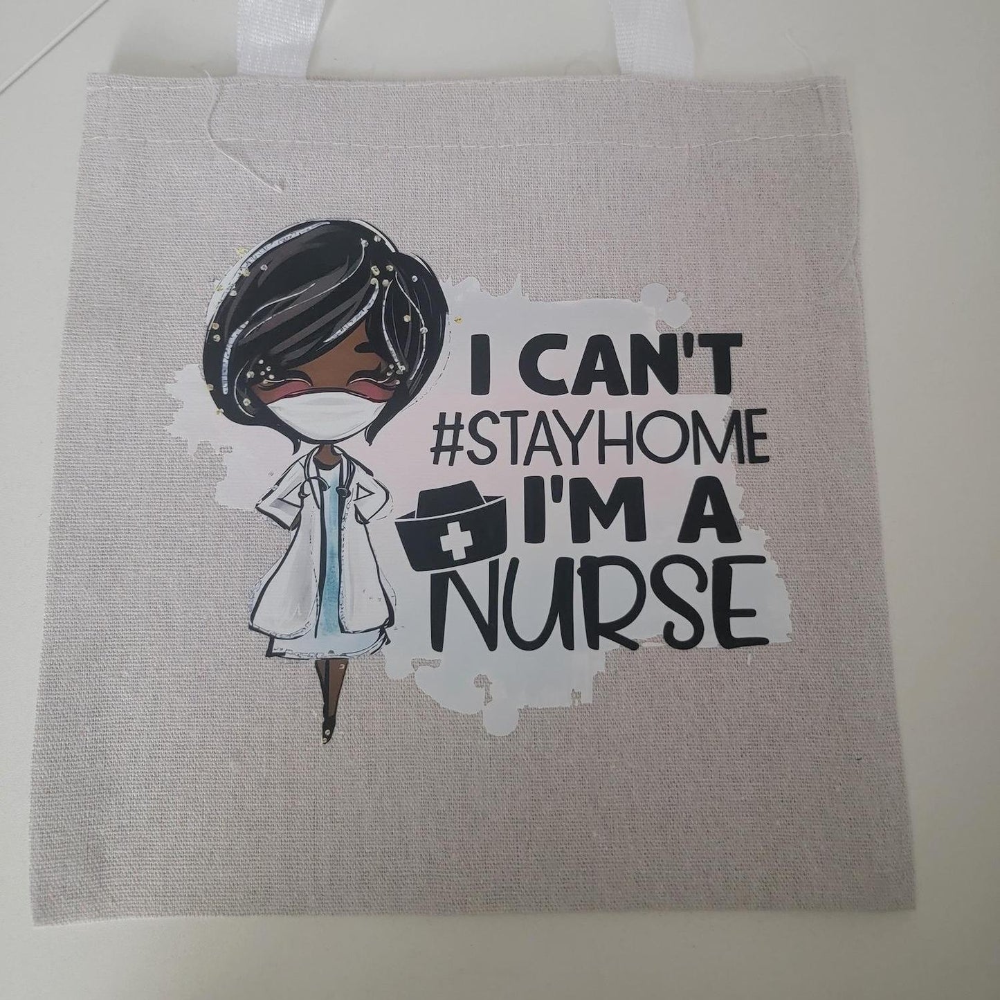 Versatile Canvas Tote Bag – 9.8” x 9.8” Durable Mini Tote for Quick Trips & Essentials