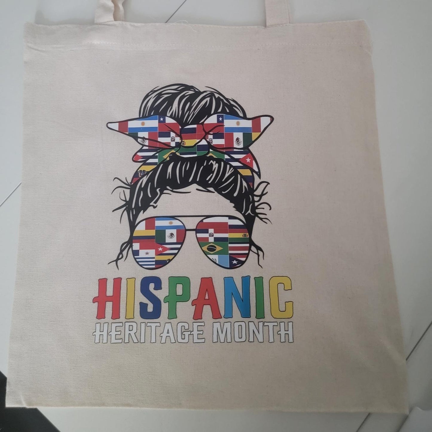 Canvas Tote Bag - Durable Rectangle Cotton Tote with 9.85” Top Handle, 14.9” x 15.7” Size, Lightweight & Eco-Friendly, Stylish Variety Available