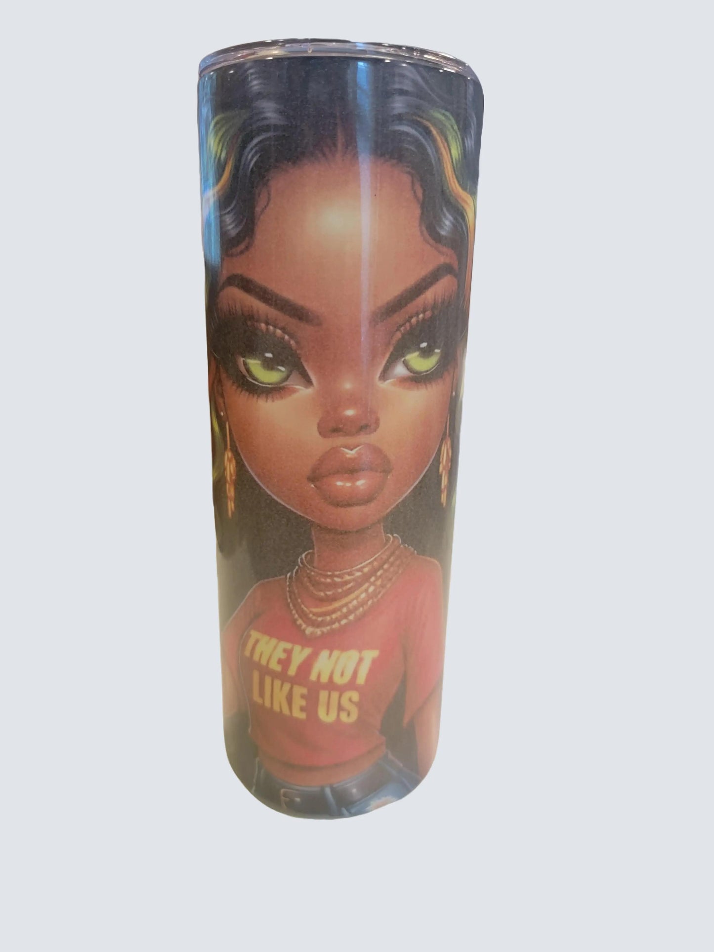 Black Culture Stainless Steel Tumbler 20 OZ Insulated Drinkware with Stylish Design - Flasks