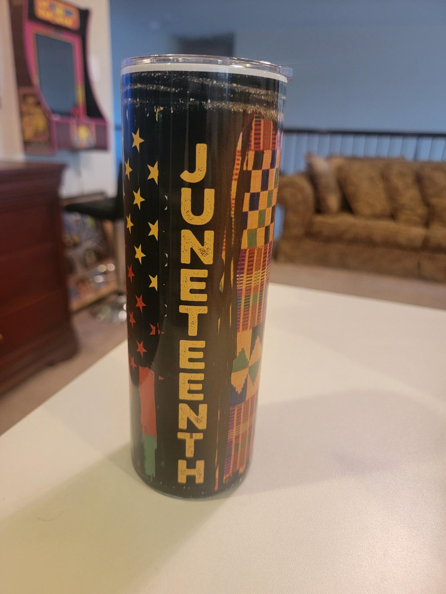 Black Culture Stainless Steel Tumbler 20 OZ Insulated Drinkware with Stylish Design - Flasks