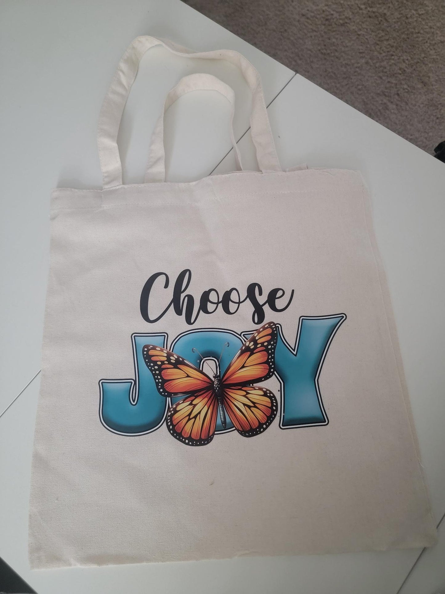 Canvas Tote Bag - Durable Rectangle Cotton Tote with 9.85” Top Handle, 14.9” x 15.7” Size, Lightweight & Eco-Friendly, Stylish Variety Available