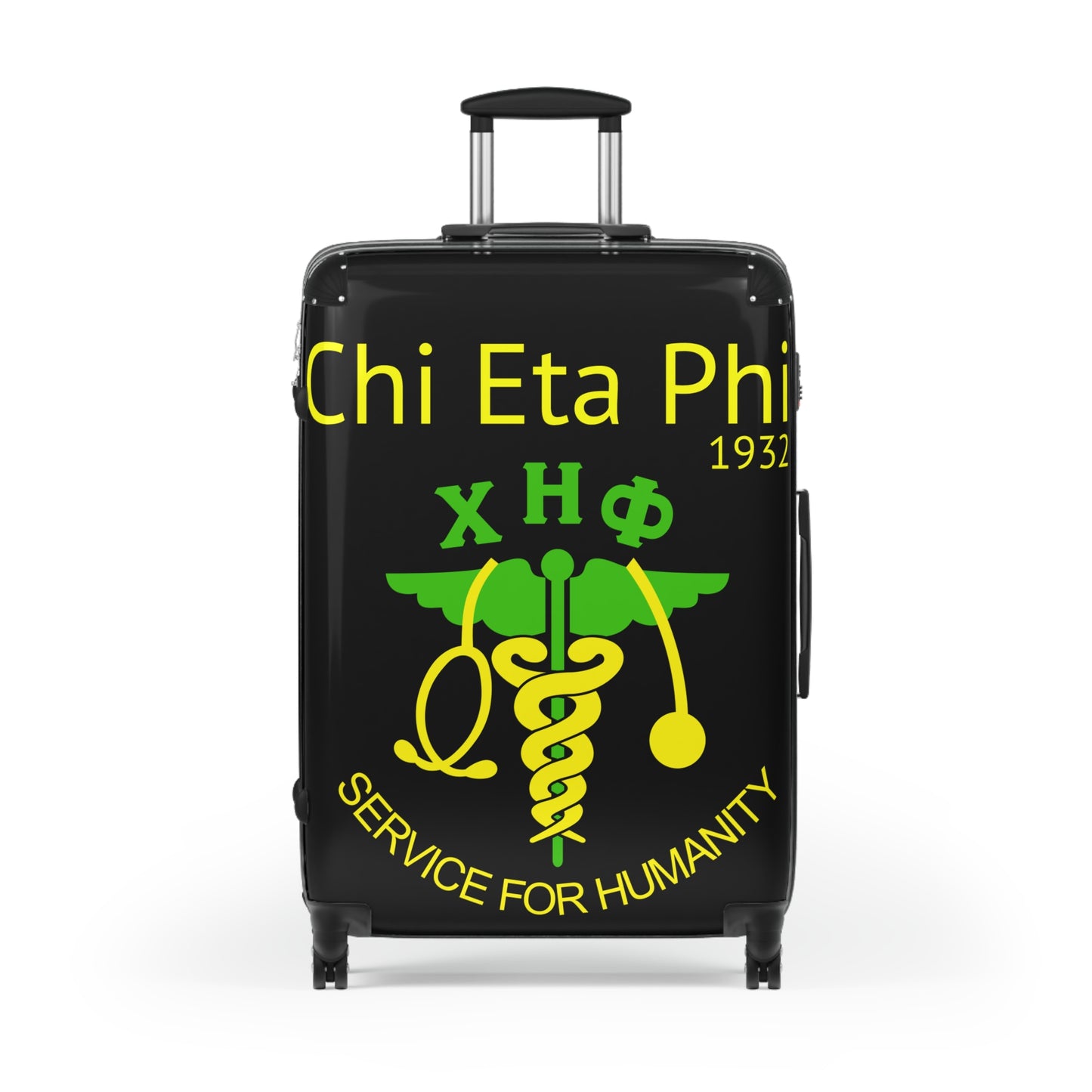 Chi Eta Phi Chic Hardcase Medium Size Luggage - Travel in Style and Show Your Pride!