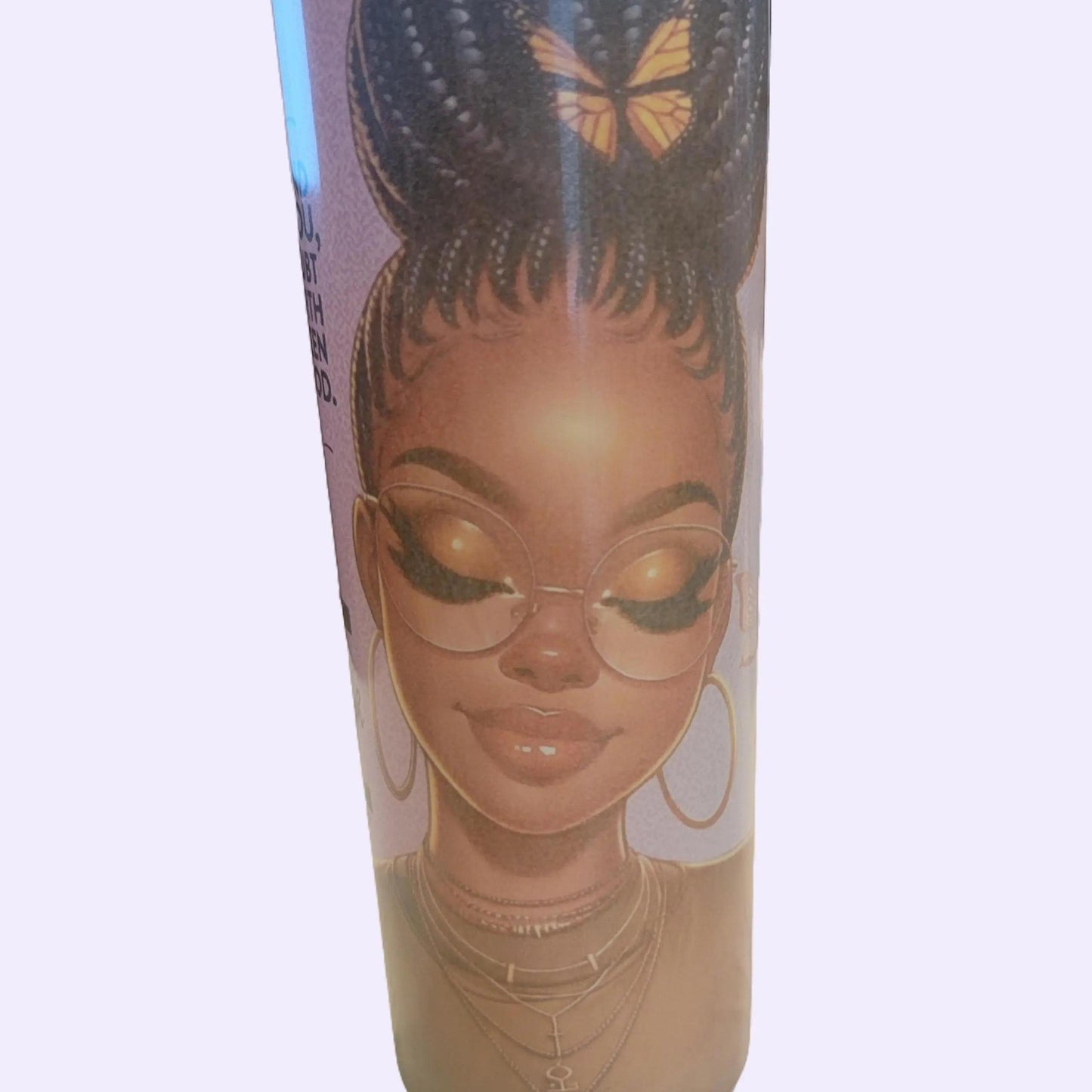 Black Culture Stainless Steel Tumbler 20 OZ Insulated Drinkware with Stylish Design - Flasks