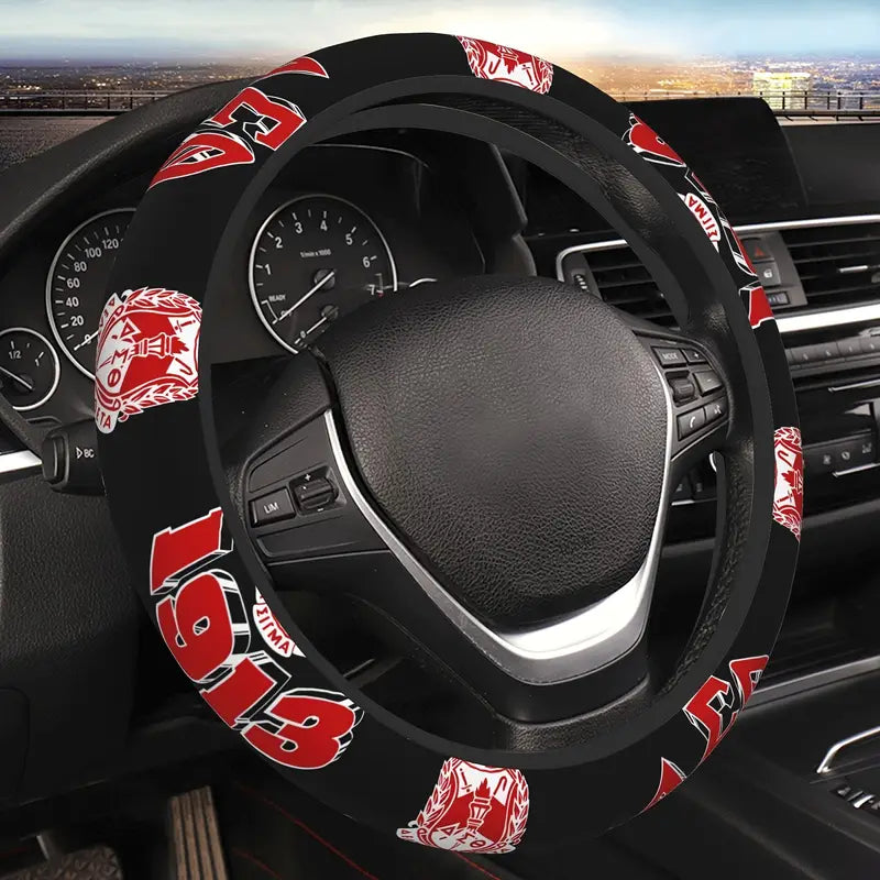 DST1913 Neoprene Steering Wheel Cover – Universal 15" Fit, Anti-Slip & Lightweight