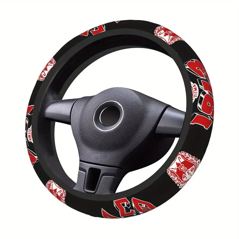 DST1913 Neoprene Steering Wheel Cover – Universal 15" Fit, Anti-Slip & Lightweight