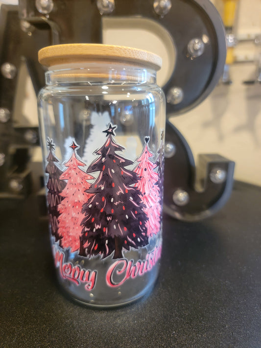 🎄✨ Holiday Glass Jar – Festive Sips in Style! ✨🎄