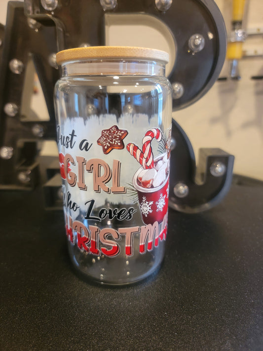 🎄✨ Holiday Glass Jar – Festive Sips in Style! ✨🎄