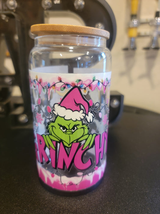 🎄✨ Holiday Glass Jar – Festive Sips in Style! ✨🎄