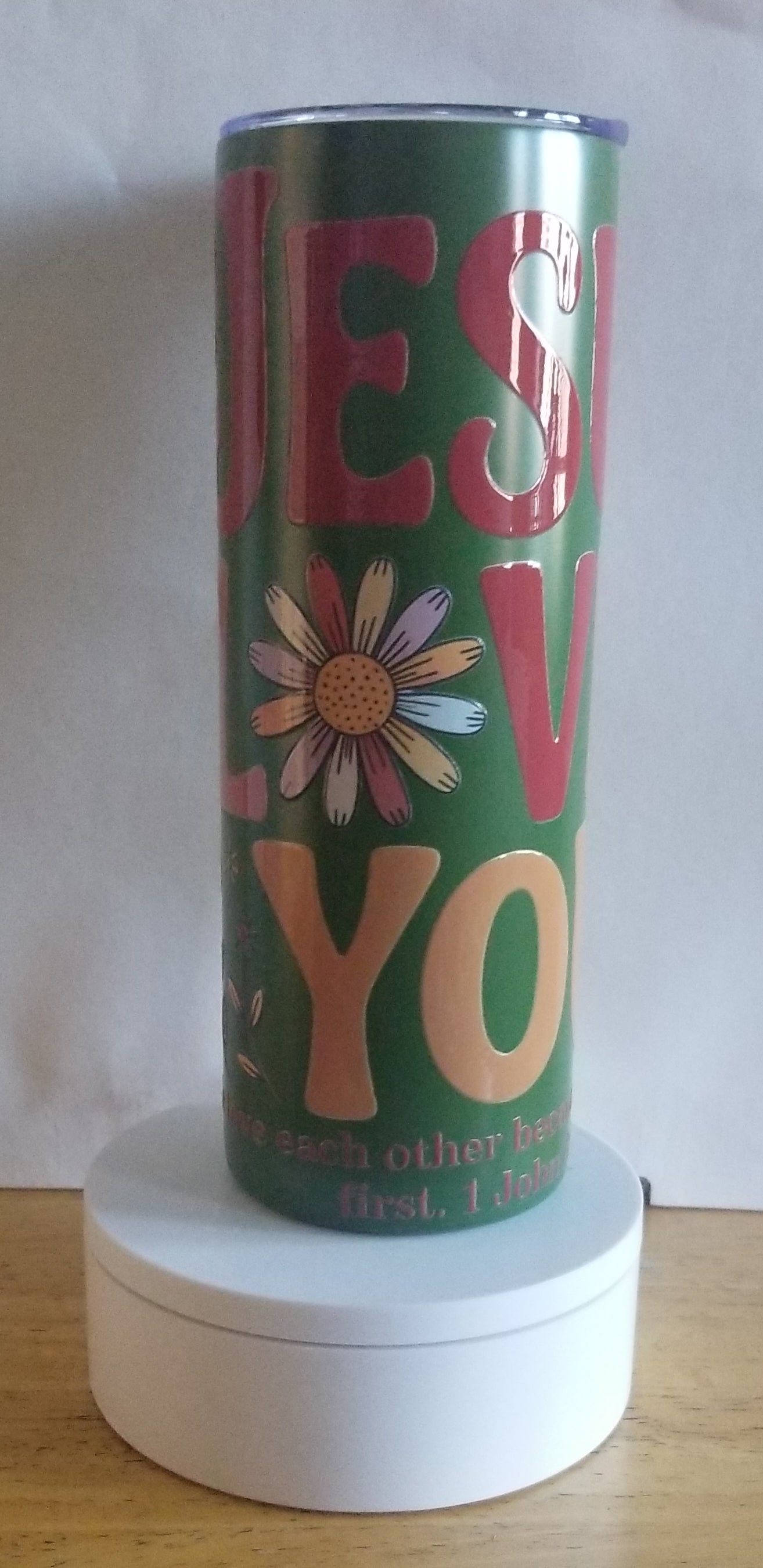 VDTFDW- 20 oz Stainless Steel Tumbler | Jesus Loves You