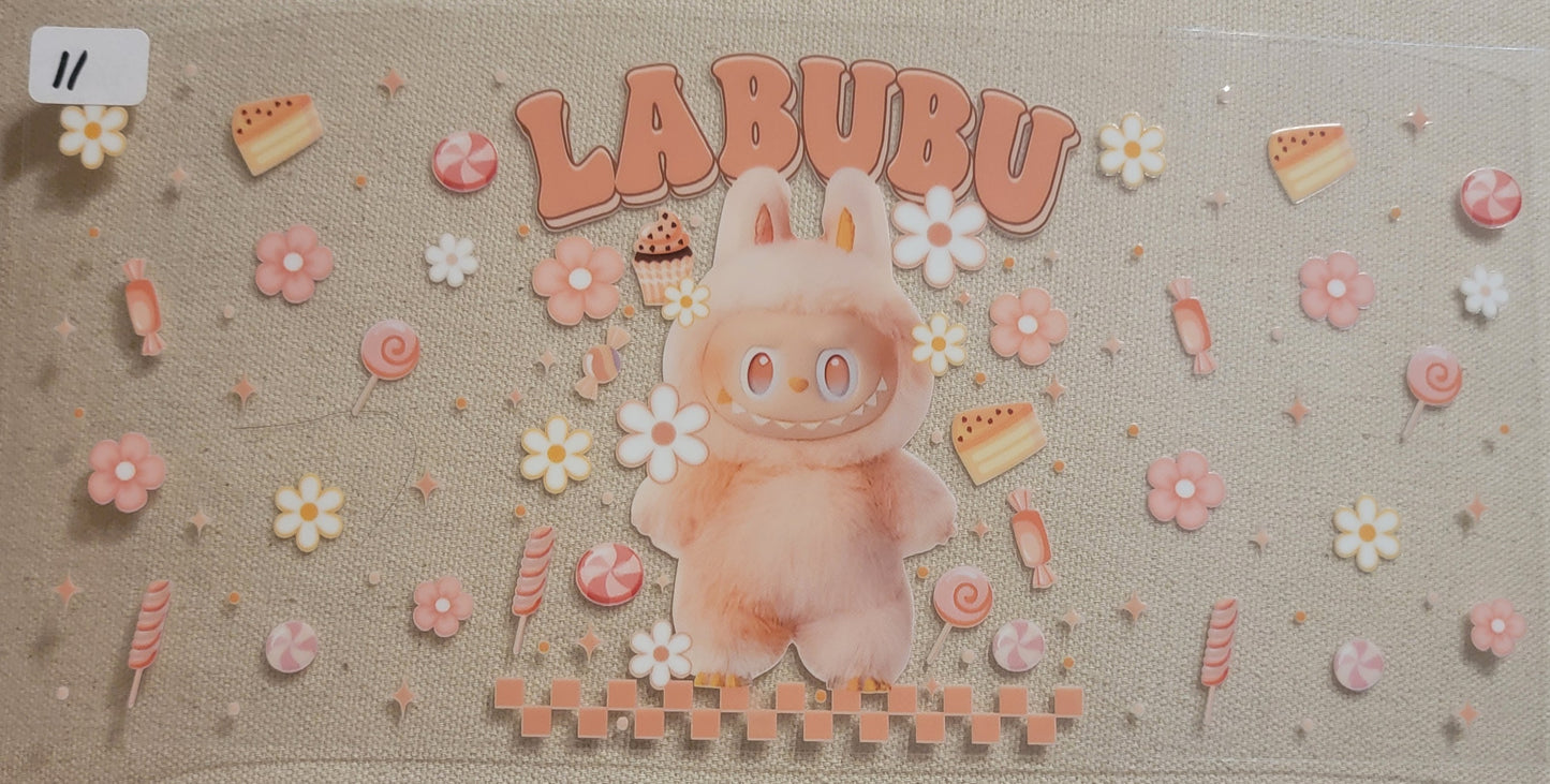 VDTFDW- Children’s Cartoon Labubu 13 | UVDTF Cupwrap