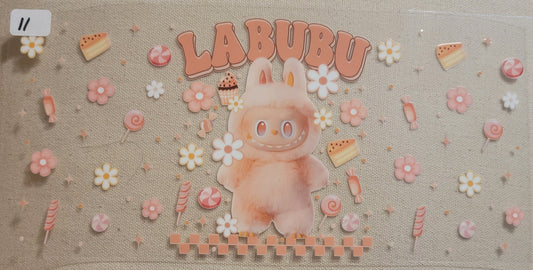 VDTFDW- Children’s Cartoon Labubu 13 | UVDTF Cupwrap
