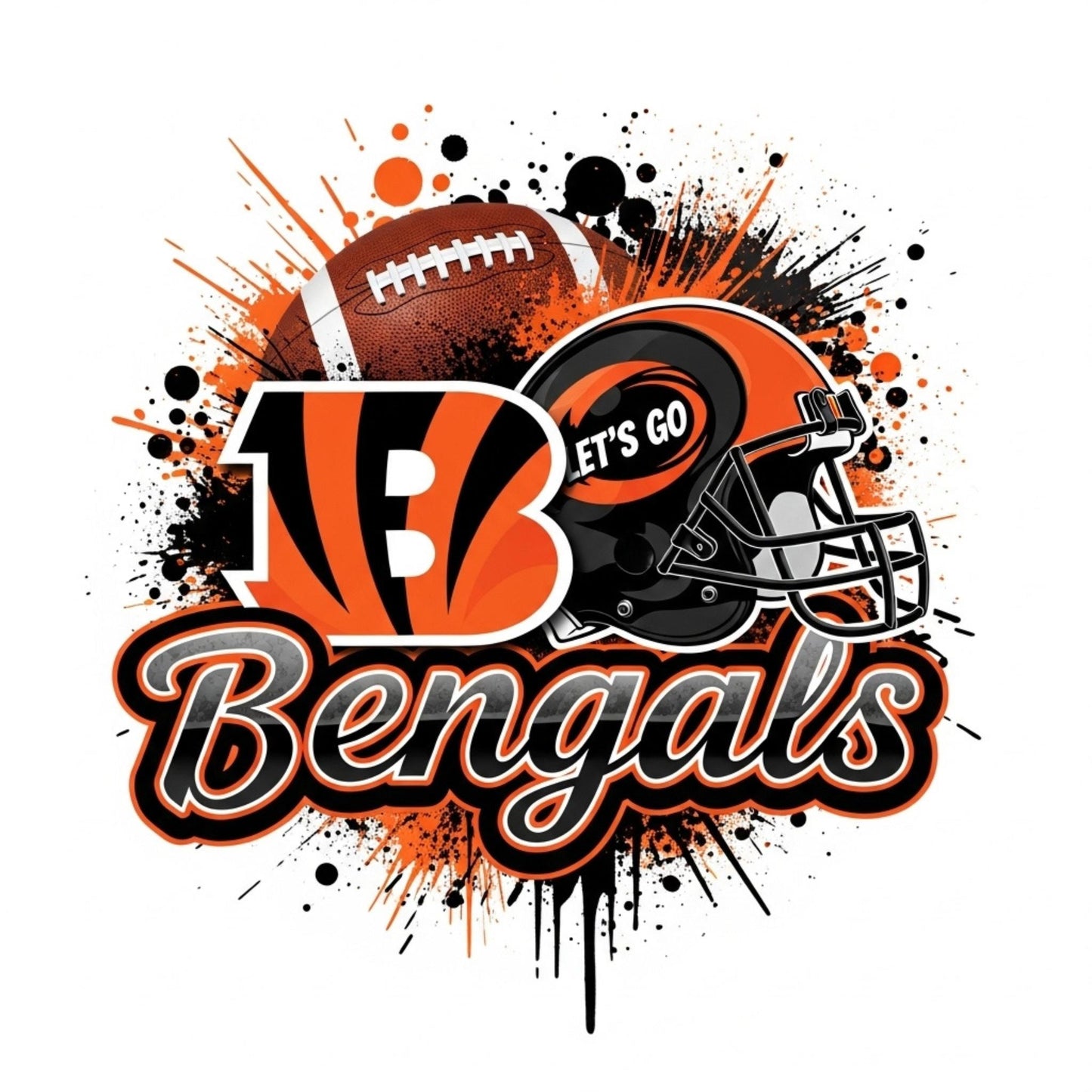 NFL "Let's Go" DTF Images