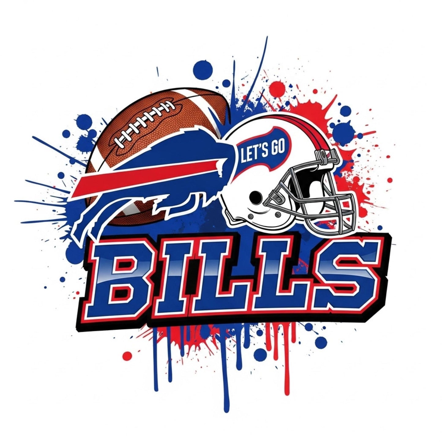 NFL "Let's Go" DTF Images