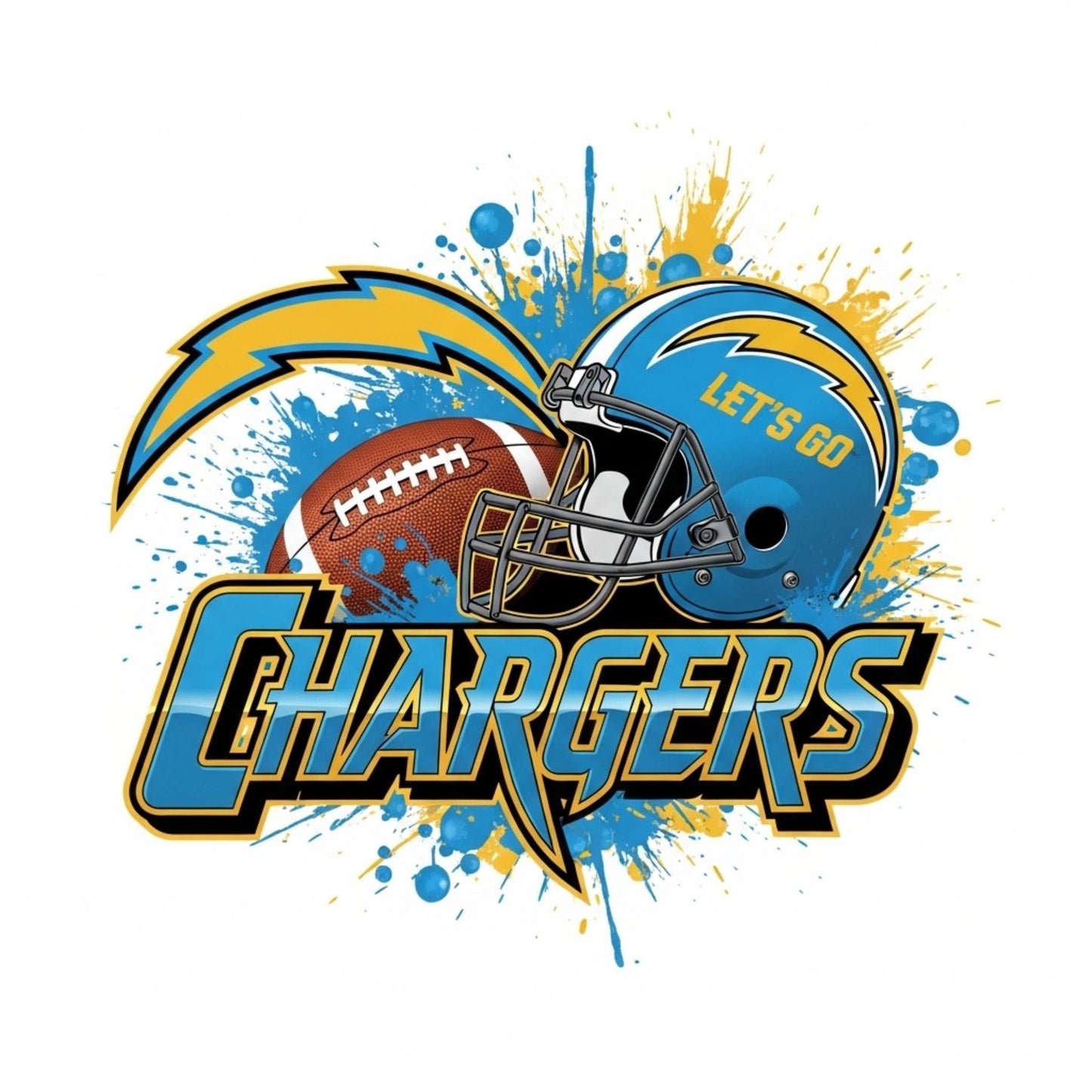 NFL "Let's Go" DTF Images