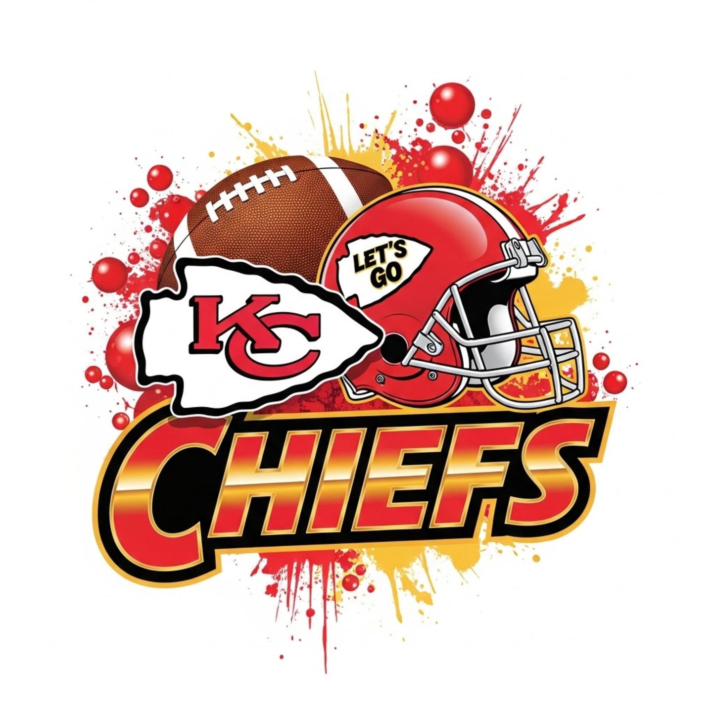 NFL "Let's Go" DTF Images
