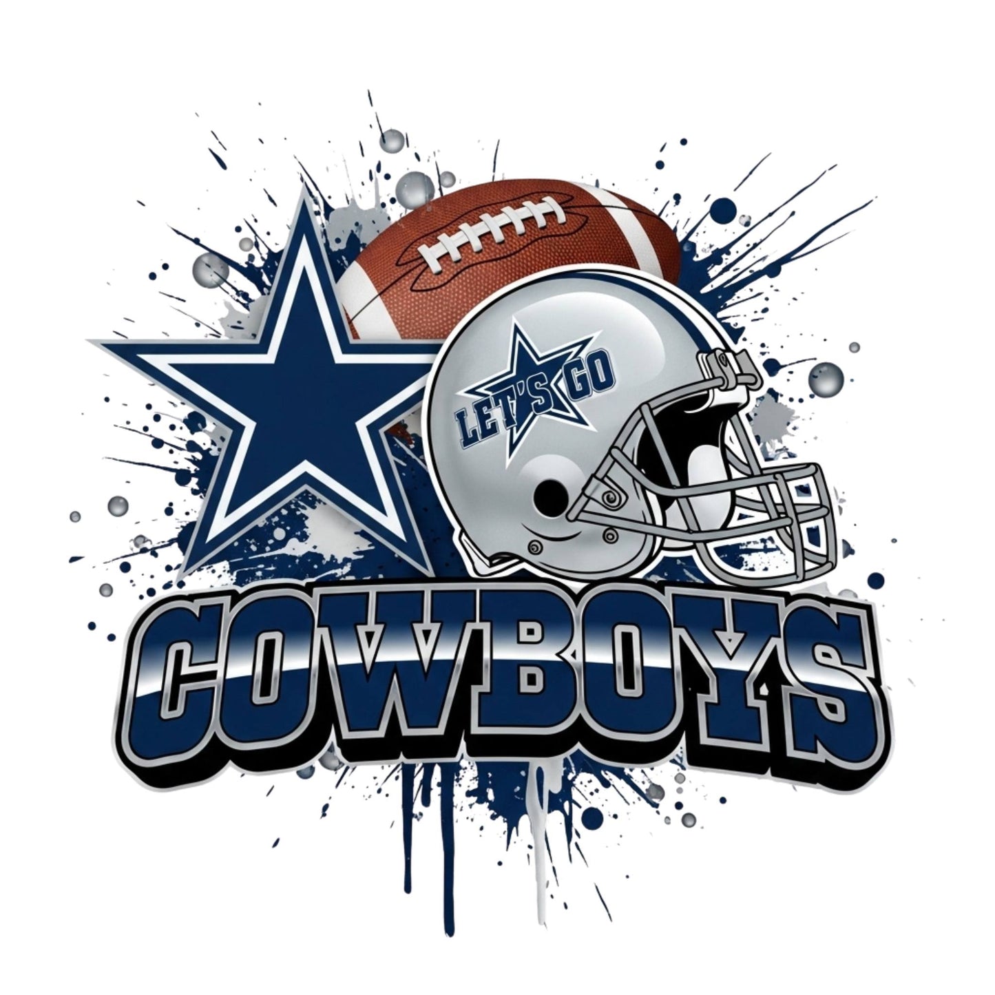 NFL "Let's Go" DTF Images