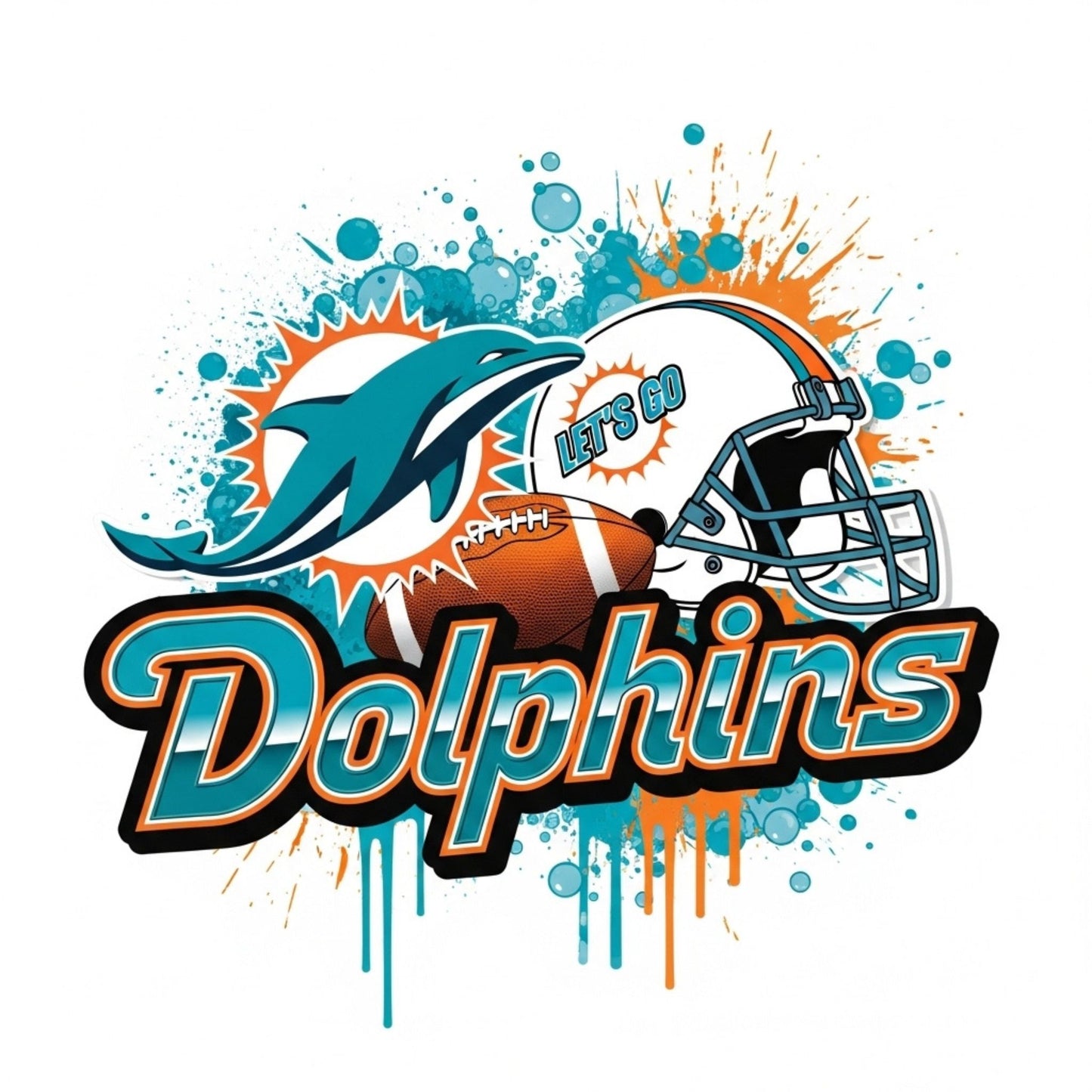 NFL "Let's Go" DTF Images