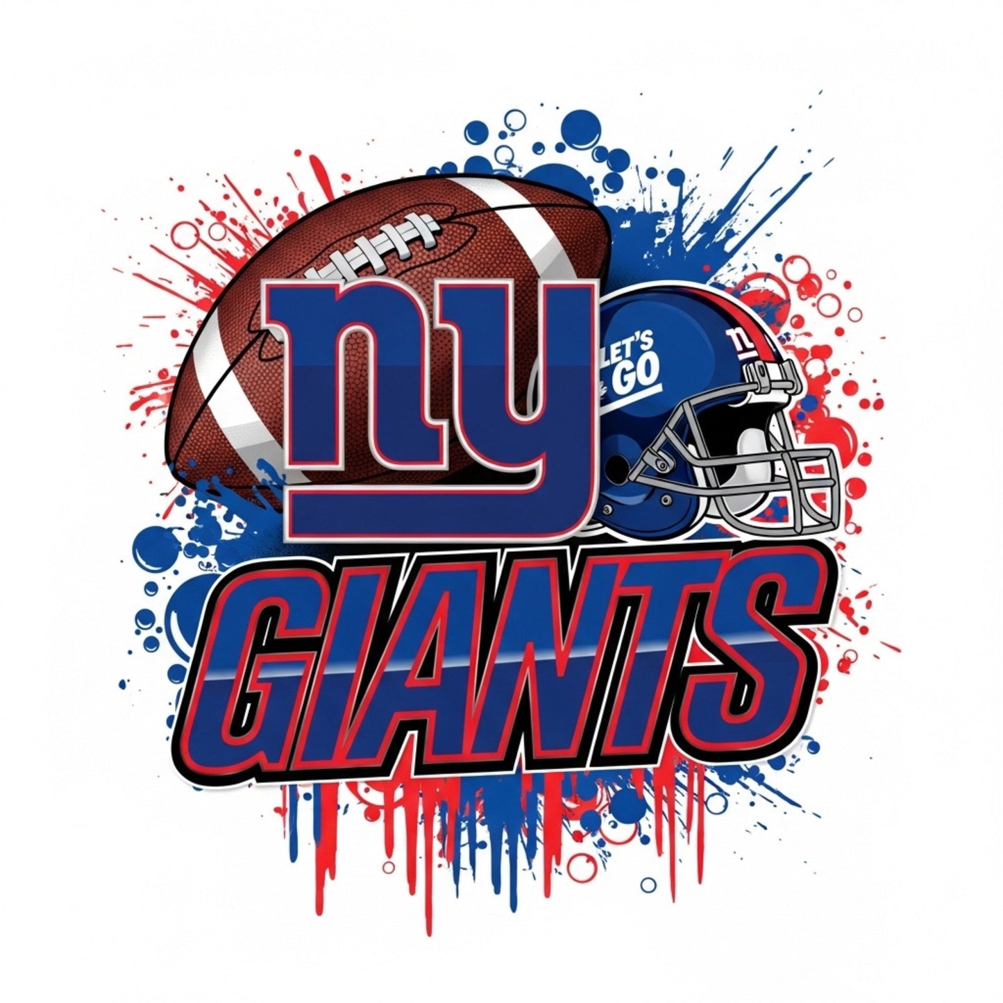 NFL "Let's Go" DTF Images