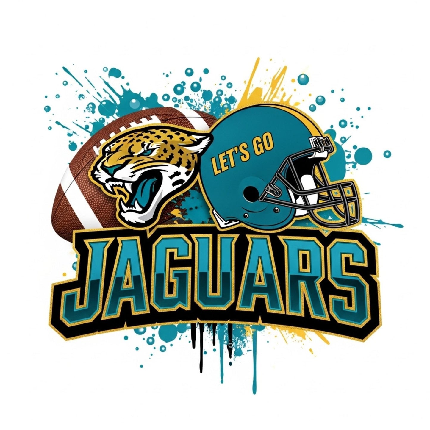 NFL "Let's Go" DTF Images