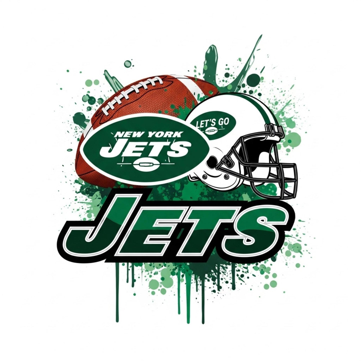 NFL "Let's Go" DTF Images
