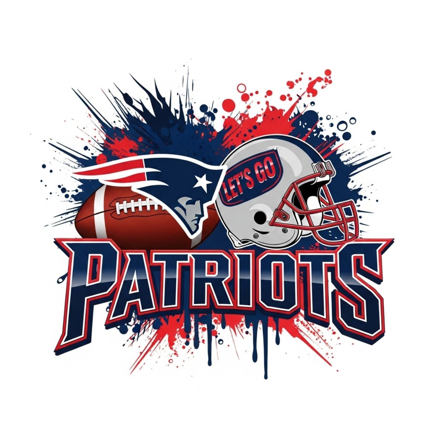 NFL "Let's Go" DTF Images