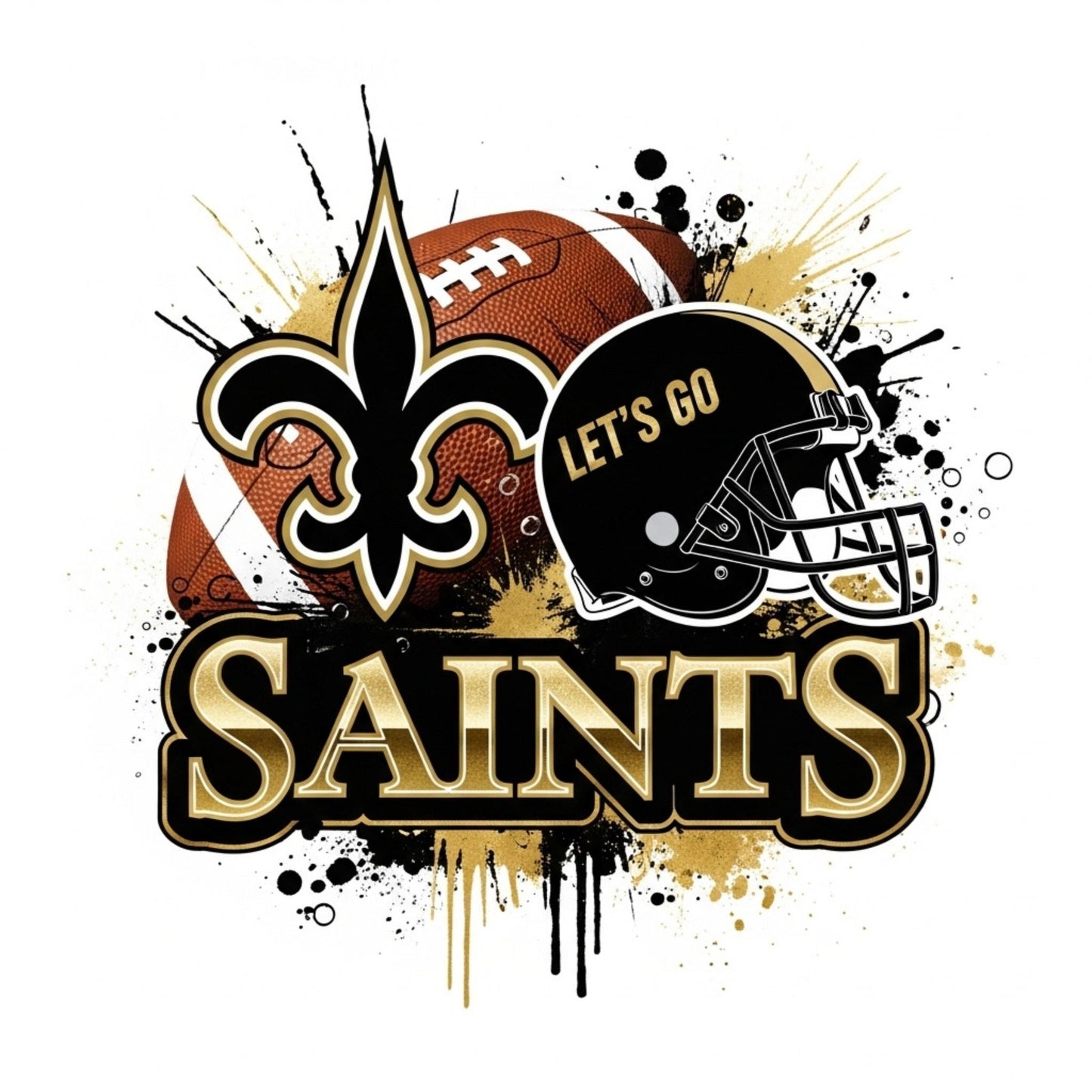 NFL "Let's Go" DTF Images