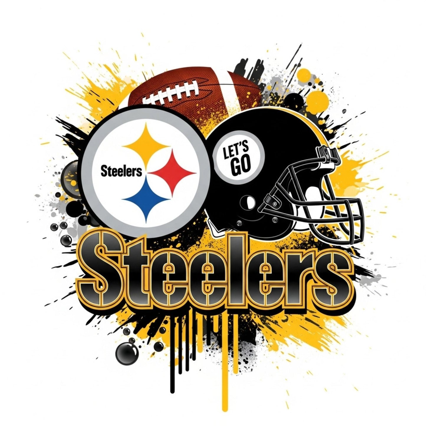 NFL "Let's Go" DTF Images
