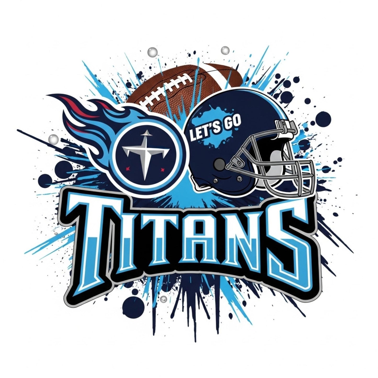 NFL "Let's Go" DTF Images