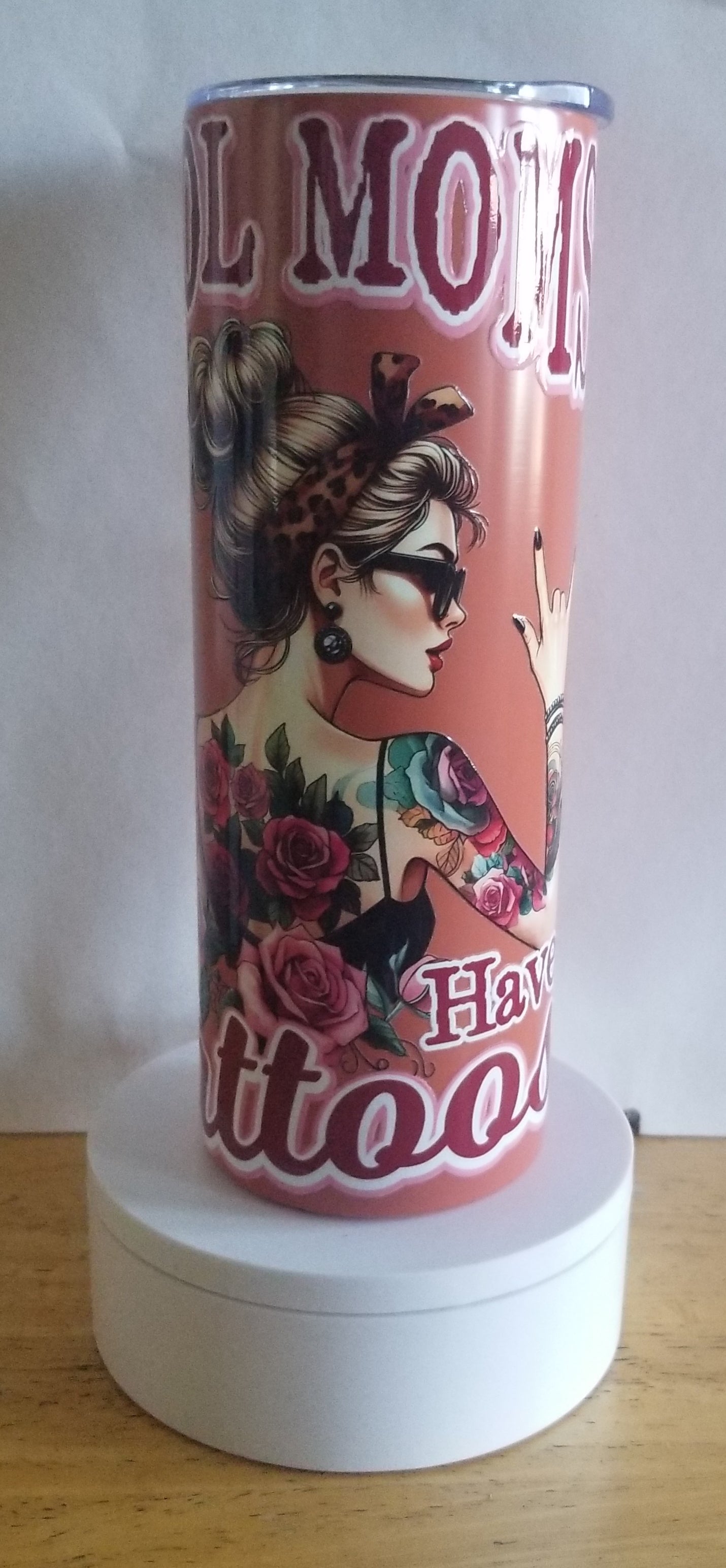 VDTFDW- 20 oz Stainless Steel Tumbler | Tattoo Mom