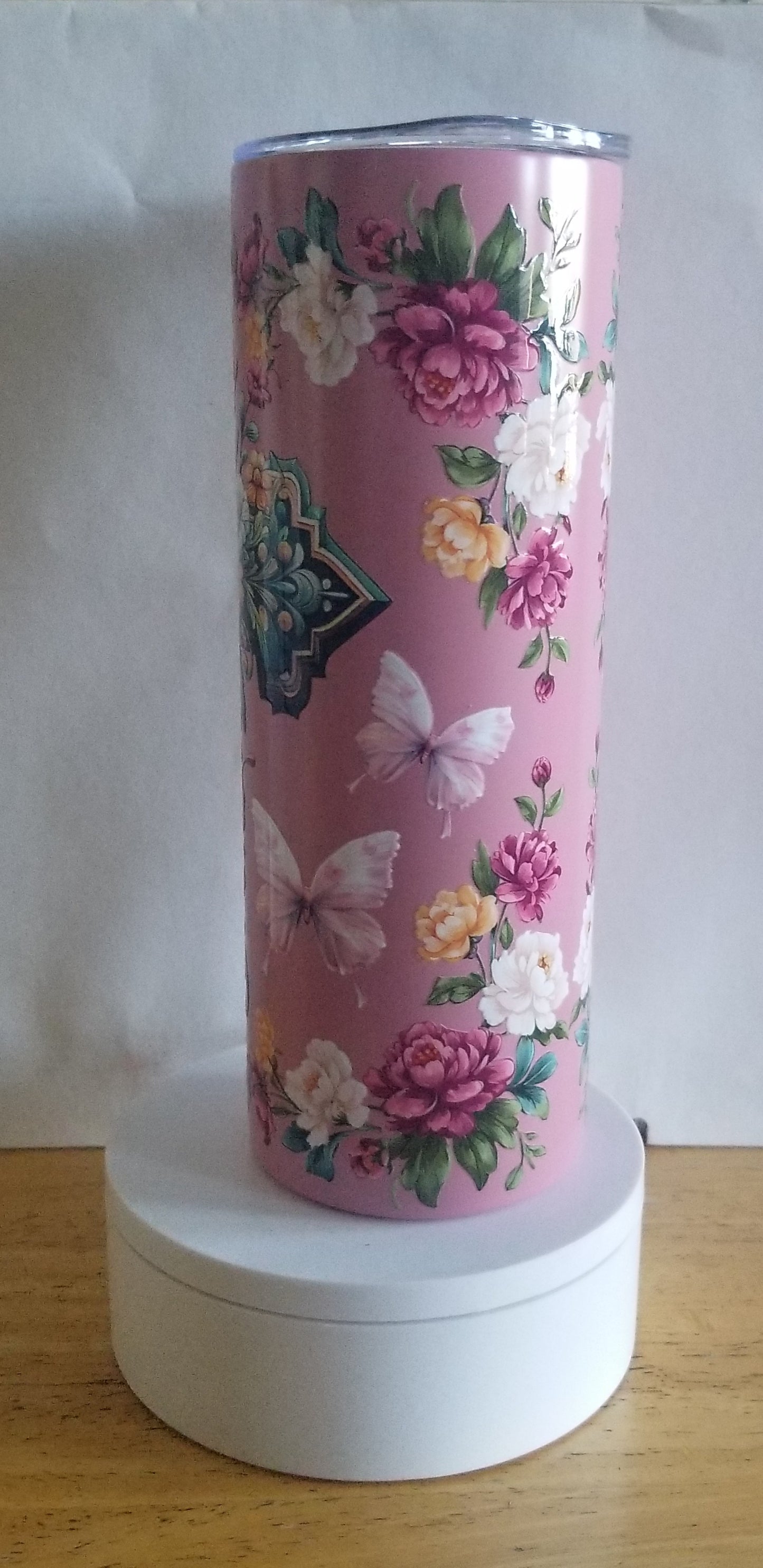 VDTFDW- 20 oz Stainless Steel Tumbler | Floral Cross
