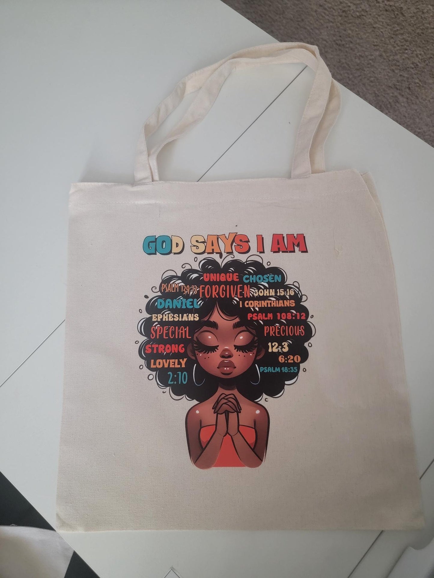 Canvas Tote Bag - Durable Rectangle Cotton Tote with 9.85” Top Handle, 14.9” x 15.7” Size, Lightweight & Eco-Friendly, Stylish Variety Available