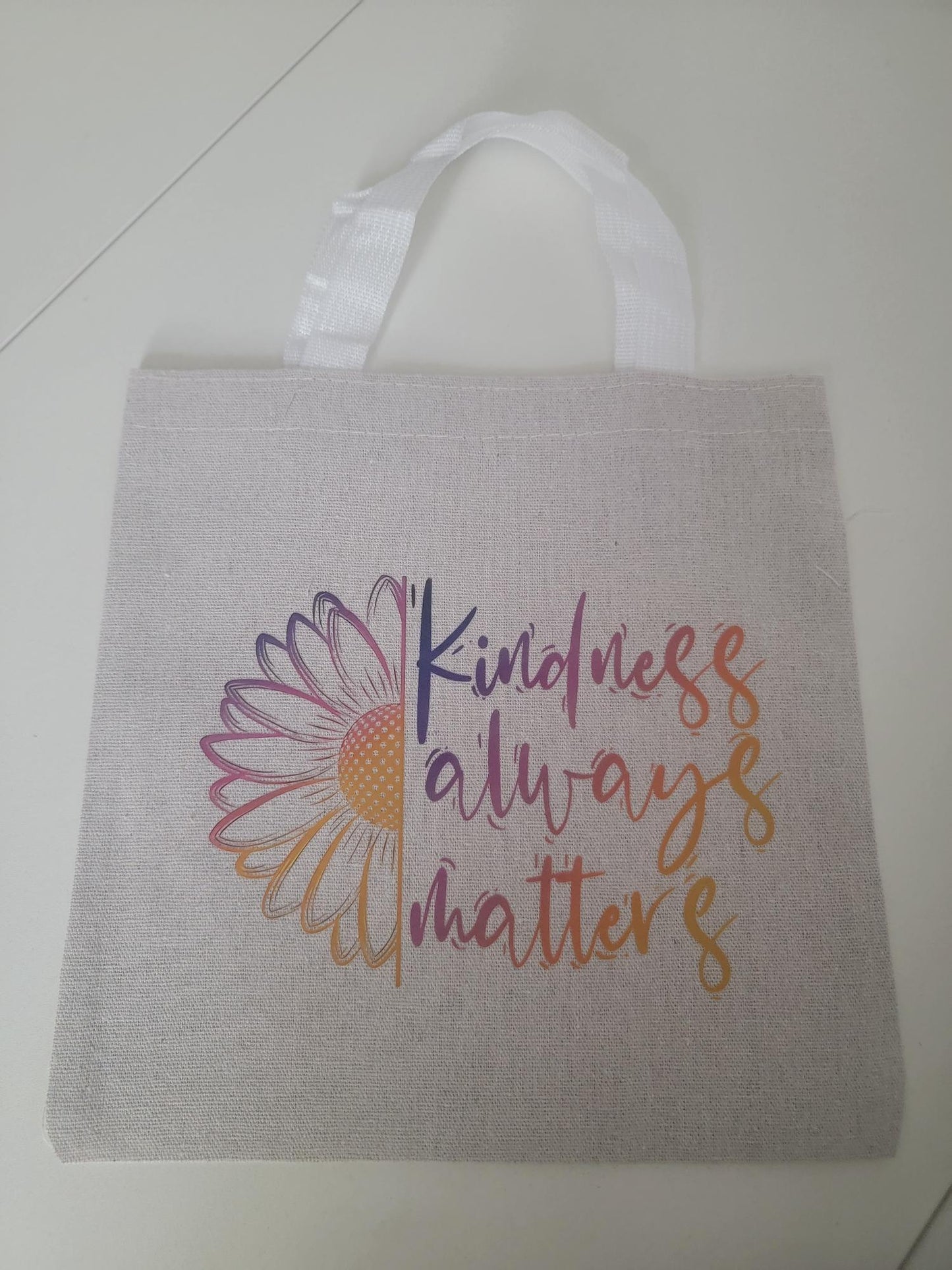 Versatile Canvas Tote Bag – 9.8” x 9.8” Durable Mini Tote for Quick Trips & Essentials
