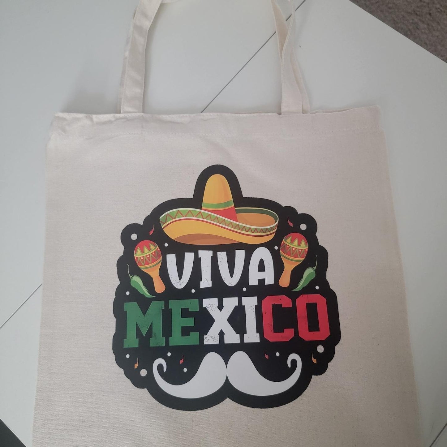 Canvas Tote Bag - Durable Rectangle Cotton Tote with 9.85” Top Handle, 14.9” x 15.7” Size, Lightweight & Eco-Friendly, Stylish Variety Available